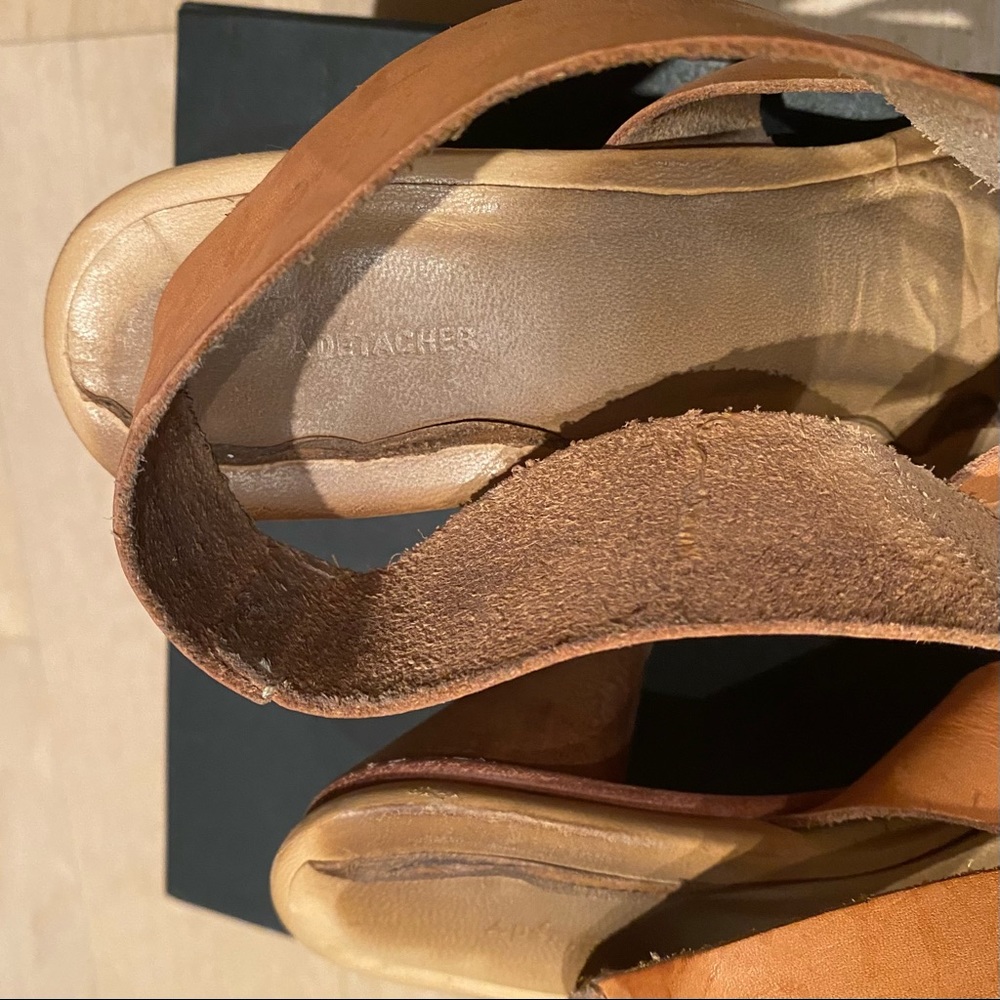 A Détacher Leather Heels Size 8
Rare Designer Y2K Totokaelo Maryam Nassir Zadeh - Picture 6 of 8